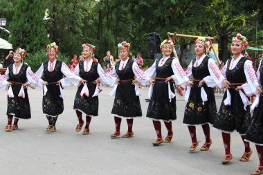 Bulgarian dancers clipart