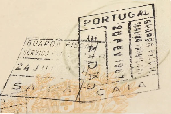 Old passport — Stock Photo, Image