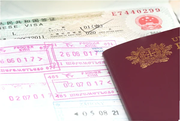 Modern passports tech — Stock Photo, Image