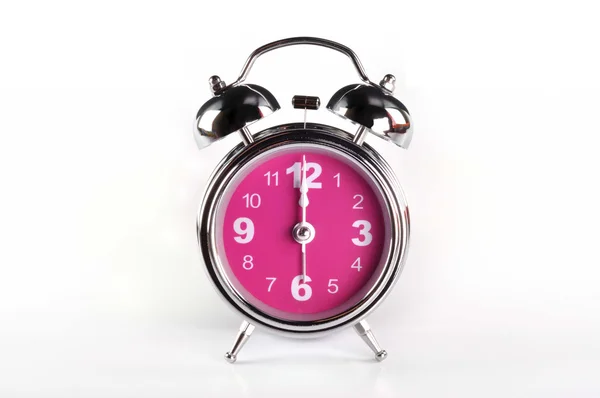 Alarm clock isolated on white — Stock Photo, Image