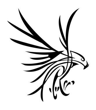 Eagle tattoo clipart