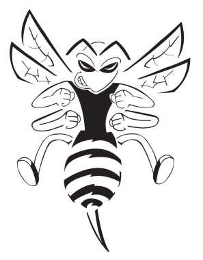 Bee Character clipart