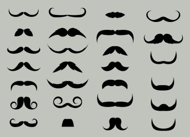 Moustache Set clipart