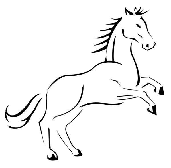 Vettore di cavalli — Vettoriale Stock