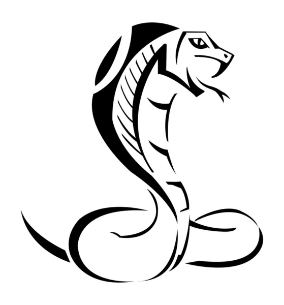 Kobra ilustrace — Stockový vektor