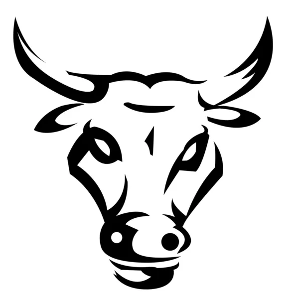 Bull Illustration — Stock Vector