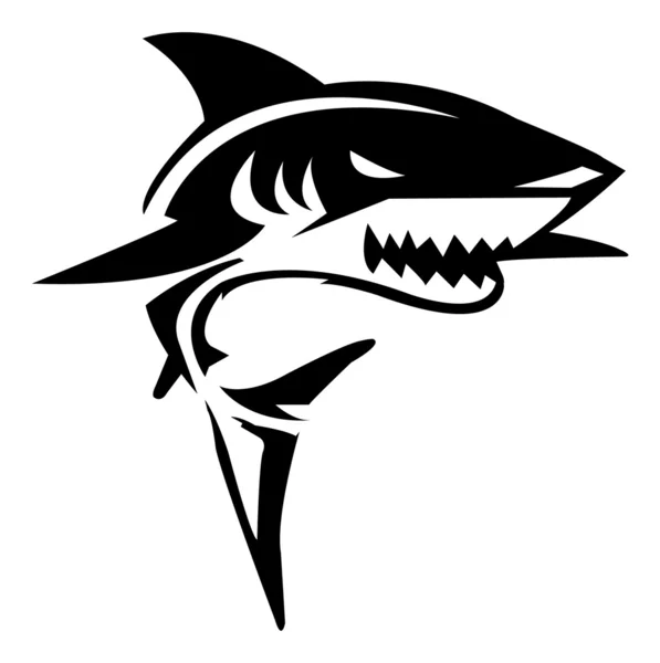 サメの図 — ストックベクタ