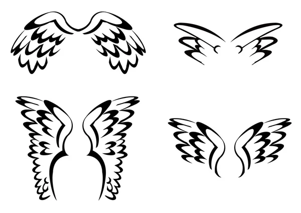 Набор Wing Simple — стоковый вектор