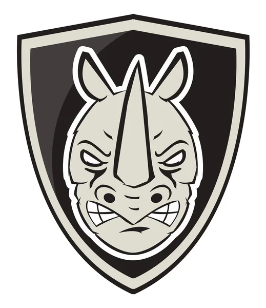 Символ носорога — стоковый вектор