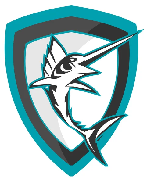 Symbole Marlin — Image vectorielle
