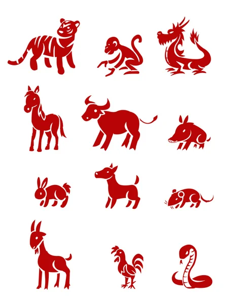 Zodiaque chinois — Image vectorielle