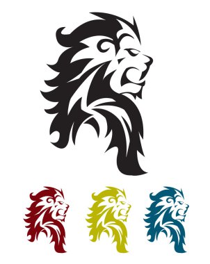 Lion head clipart