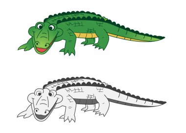 Crocodile clipart