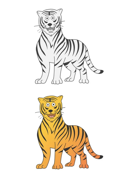Vecteur tigre — Image vectorielle