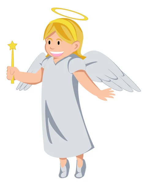 Ангельский вектор — стоковый вектор