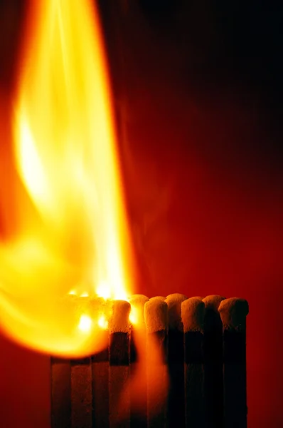 Jogo de fogo — Fotografia de Stock