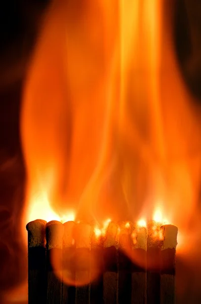 Fire Match — Stock Photo, Image