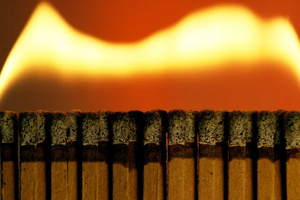 Matchbook Fire — Stock Photo, Image