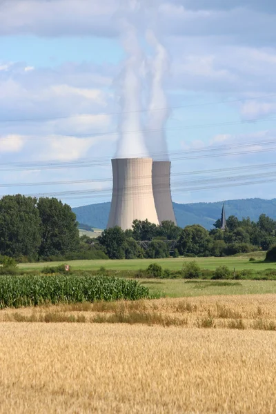 Jaderná elektrárna v Německu — Stock fotografie