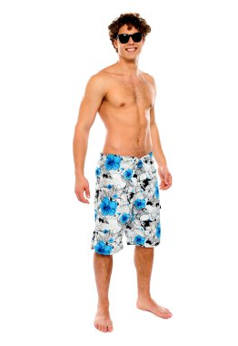 The beach guy clipart