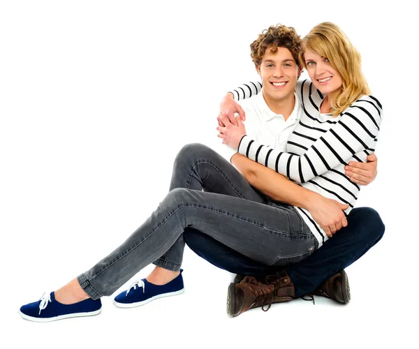 Adorable young love couple — Stock Photo, Image