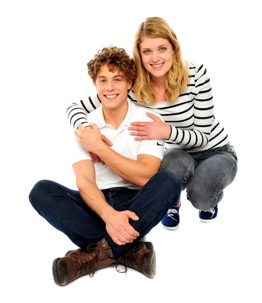 Attractive young loving couple — Stock Photo, Image