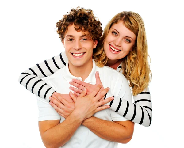 Happy young couple in love — Stock Photo, Image