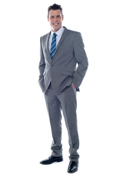 Business executive. Full length portrait — Stock Photo, Image