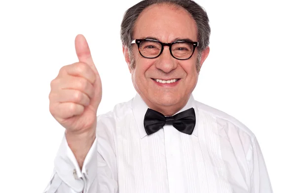 Its a thumbs up from my side — Stock Photo, Image