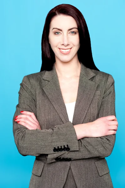 Portrait of young successful corporate lady — Stock Photo, Image
