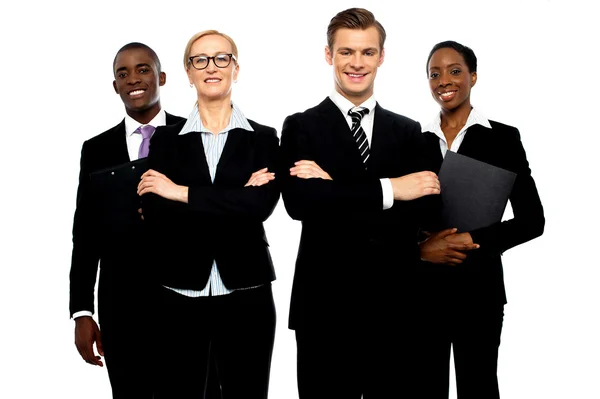A group of young attractive business — Stock Photo, Image