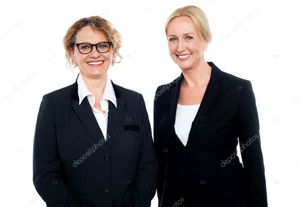 Senior businesswomen standing