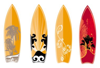 Surfboard clipart