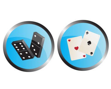 Domino ve iskambil resmeden simgesi