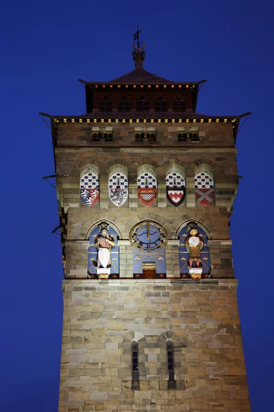 Clock Tower of Cardiff Castle — Stock Photo, Image