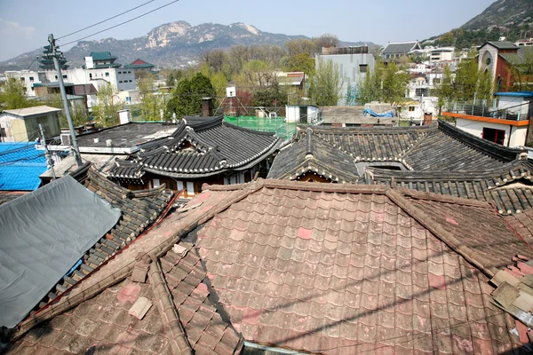 Corea Bukchon Hanok Village — Foto de Stock