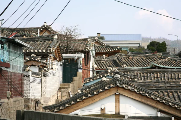 Corea Bukchon Hanok Village — Foto de Stock