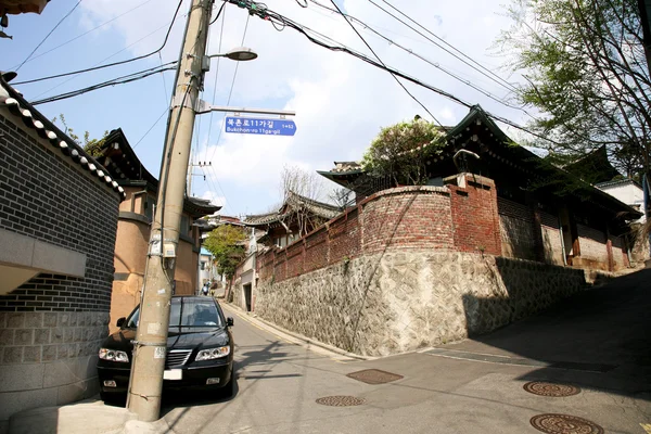 Korea Bukchon Hanok Village — Stockfoto