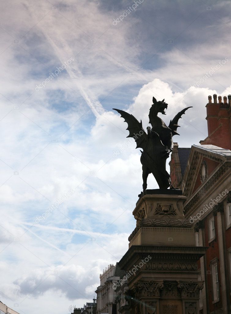 Dragon statue of City of London