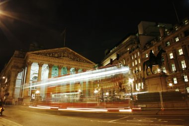 Night View near Bank Station clipart