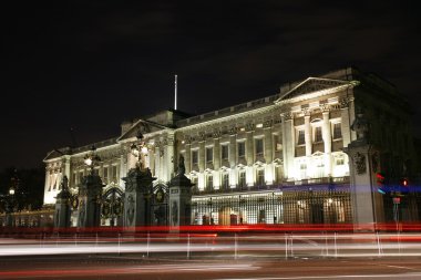 Buckingham Palace at Night clipart