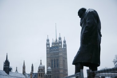 Churchill Statue clipart
