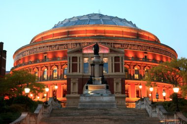 Royal albert hall, gece