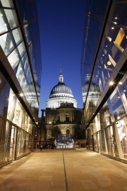 St Paul's Cathedral at Night clipart