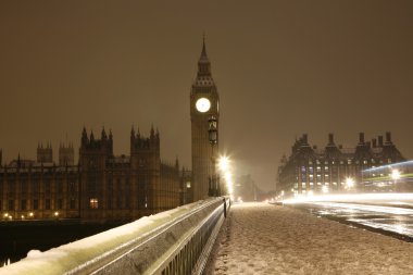 Snow Covered Westminster clipart