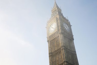 Big Ben in Fog clipart