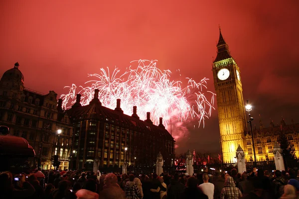 New Year's Eve Fireworks — Stock Photo, Image