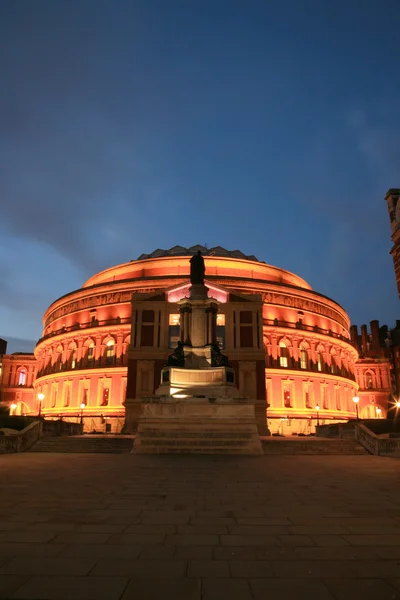 Royal albert hall w nocy — Zdjęcie stockowe