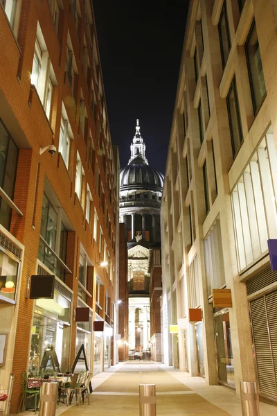 Καθεδρικός ναός του St Paul τη νύχτα — Φωτογραφία Αρχείου