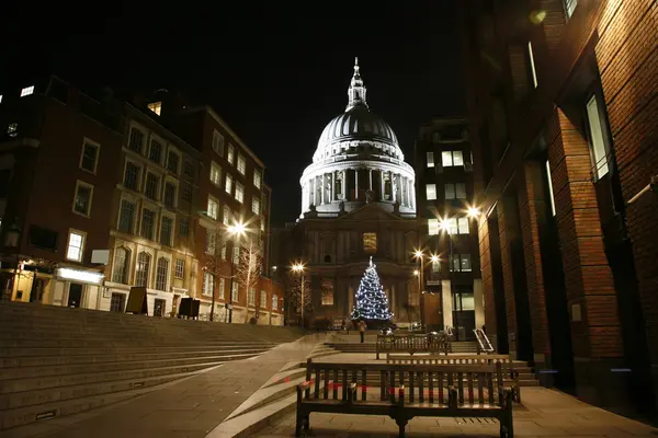 St Paul's Cathedral at Night — Stock Photo, Image